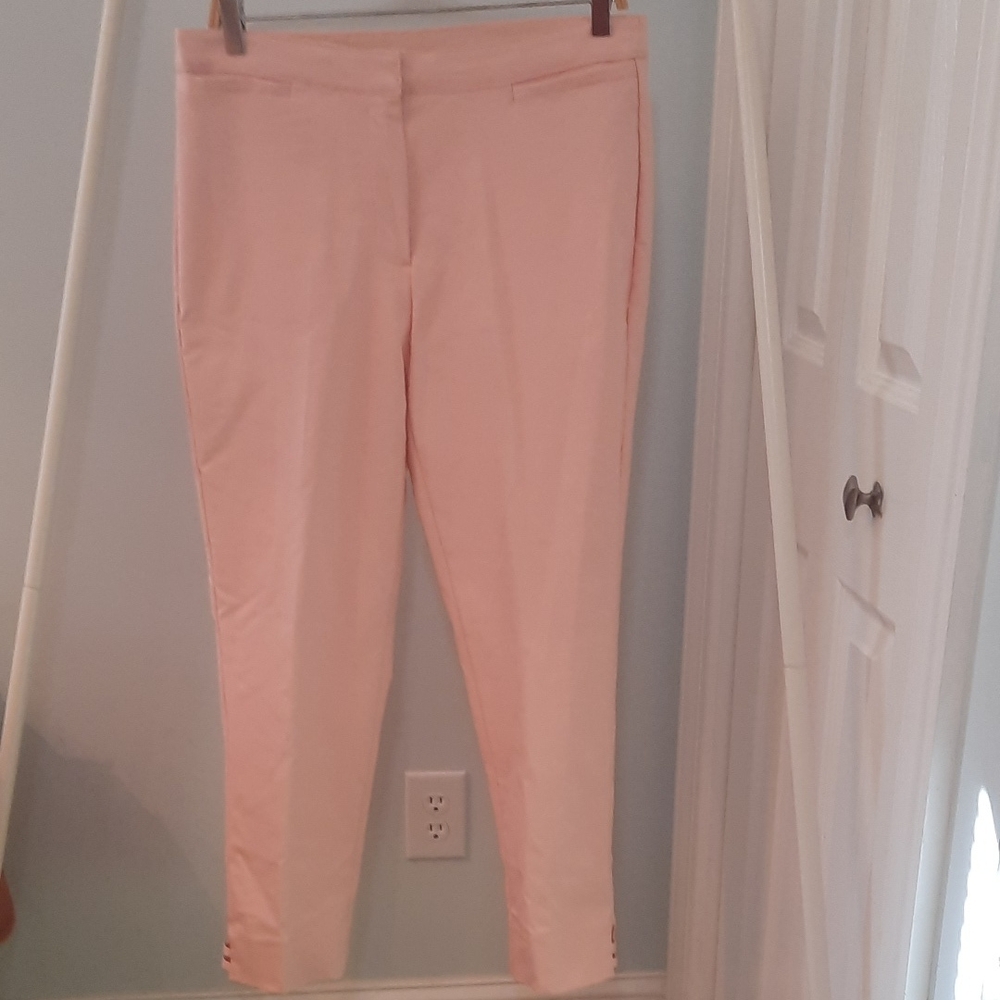 NWT Ruby Rd Rose Pink Ankle Pants sz 12